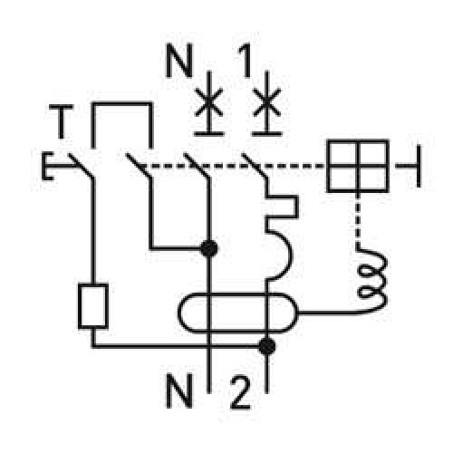 Вимикач диференційного струму (диф автомат) 2 полюси 16 А характеристика C 30 мА з розділеною рукояткою (p0620002) E.NEXT