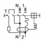 Вимикач диференційного струму (диф автомат) 2 полюси 16 А характеристика C 30 мА з розділеною рукояткою (p0620002) E.NEXT
