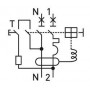 Вимикач диференційного струму (диф автомат) 2 полюси 25 А характеристика C 30 мА з розділеною рукояткою (p0620003) E.NEXT