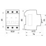 Модульний автоматичний вимикач 3 полюси 32 А характеристика В 6 кА серія PRO (p041029) E.NEXT