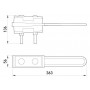 Анкерний ізольований затискач для кріплення СІП з чотирма жилами 70-120 мм2 посилений (p0210010) E.NEXT