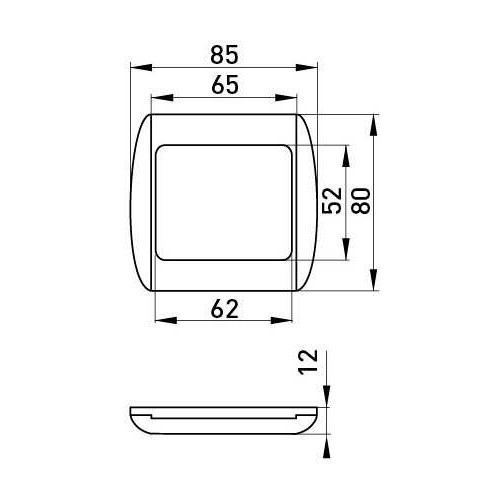 Вимикач дзвоника білий серія STANDARD NEW (s035006) E.NEXT