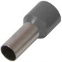 Ізольований наконечник втулковий для проводу 4 мм2 штир 9 мм сірий 100 шт (s036010) E.NEXT