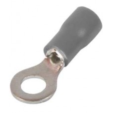 Ізольований наконечник кільцевий 4,3 мм для проводу 0,5-1,5 мм2 сірий 100 шт (s1036006) E.NEXT