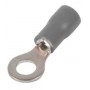 Ізольований наконечник кільцевий 6,5 мм для проводу 0,5-1,5 мм2 сірий 100 шт (s1036013) E.NEXT