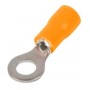 Ізольований наконечник кільцевий 6,5 мм для проводу 0,5-1,5 мм2 помаранчевий 100 шт (s1036014) E.NEXT