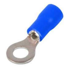 Ізольований наконечник кільцевий 5,5 мм для проводу 1,5-2,5 мм2 синій 100 шт (s1036025) E.NEXT