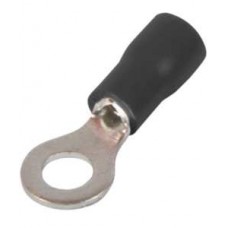Ізольований наконечник кільцевий 8,4 мм для проводу 1,5-2,5 мм2 чорний 100 шт (s1036038) E.NEXT