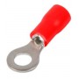 Ізольований наконечник кільцевий 5,3 мм для проводу 2,5-4 мм2 червоний 100 шт (s1036043) E.NEXT