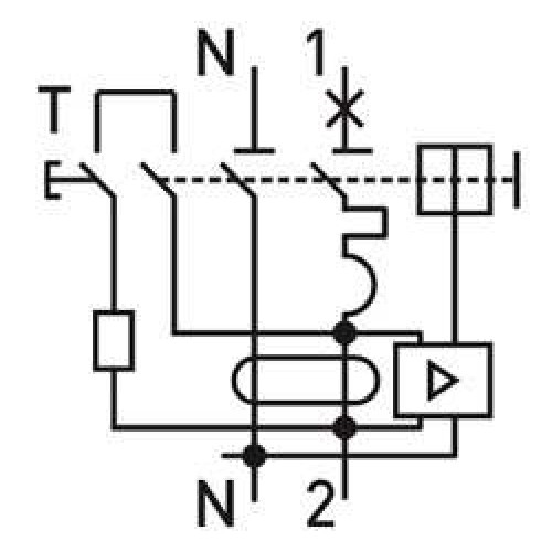 Вимикач диференційного струму (диф автомат) 2 полюси 10 А характеристика C 30 мА з розділеною рукояткою (p0620005) E.NEXT