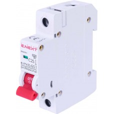 Модульний автоматичний вимикач 1 полюс 25 А характеристика C 6 кА серія PRO (p042010) E.NEXT