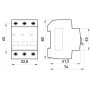 Модульний автоматичний вимикач 3 полюси 6 А характеристика C 6 кА серія PRO (p042029) E.NEXT