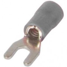 Ізольований наконечник вилковий 3,2 мм провід 1,5-2,5 мм2 сірий 100 шт (s2036020) E.NEXT