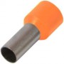 Ізольований наконечник втулковий для проводу 0,5 мм2 штир 8 мм помаранчевий 100 шт (s3036007) E.NEXT