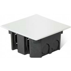 Коробка розподільча пластикова з кришкою 100х100х45 мм цегла/бетон (s027026) E.NEXT