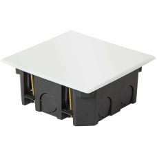 Коробка розподільча пластикова з кришкою 85х85х45 мм гіпсокартон (s027030) E.NEXT