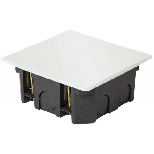 Коробка розподільча пластикова з кришкою 100х100х45 мм гіпсокартон (s027031) E.NEXT