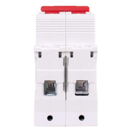 Модульний автоматичний вимикач 2 полюси 1 А характеристика C 6 кА серія STAND (s002154) E.NEXT