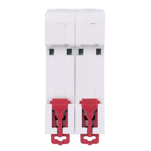 Модульний автоматичний вимикач 2 полюси 2 А характеристика C 6 кА серія STAND (s002141) E.NEXT