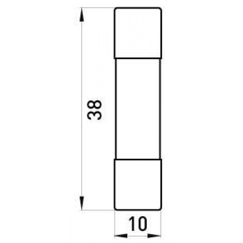Запобіжник плавкий типорозмір 10х38 мм 25 А (i0610019) E.NEXT