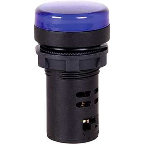 Індикатор LED 22 мм 220 В синій (s009007) E.NEXT