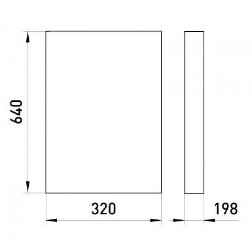 Ящик ЯПРП-250 А рубильник перекидний BP32-35B71250 IP54 (s0101014) E.NEXT