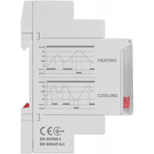Реле контролю температури модульне 16 A АС/DC 24-240 В -25…+130 °С (i0310017) E.NEXT