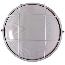Світильник круглий з решіткою білий Е27 IP54 177х90 мм (l002006) E.NEXT