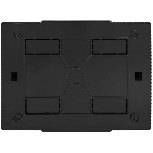 Корпус пластиковий на 8 модулів навісний чорний з непрозорими дверцятами 240х193х95 мм IP40 (CP32908B) E.NEXT