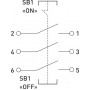 Кнопковий пост металевий 3 фази 10 А On-Off IP40 (s006024) E.NEXT