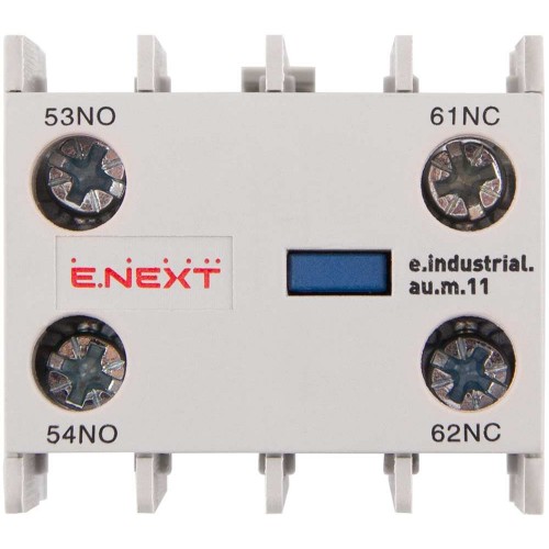 Додатковий контакт 1з+1р для малогабаритних контакторів серії INDUSTRIAL (i0140010) E.NEXT