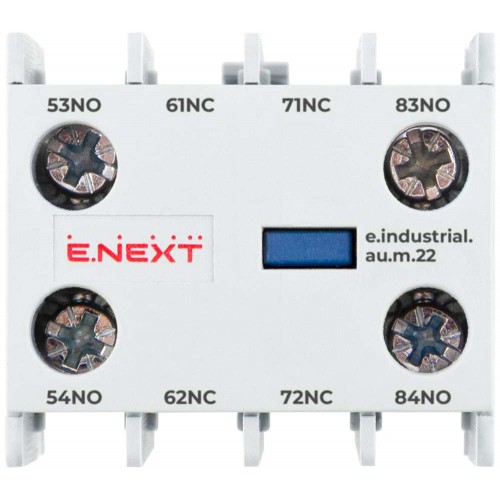 Додатковий контакт 2з+2р для малогабаритних контакторів серії INDUSTRIAL (i0140011) E.NEXT