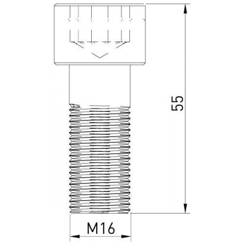 Гвинт ударний 16 мм для забивання в ґрунт різьбових стрижнів за допомогою ручного або електроінструменту (z0010221) E.NEXT