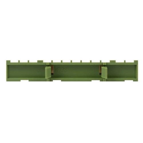 Шина нульова 12 отворів на DIN-рейку в ізольованому корпусі зелена (p0650015) E.NEXT