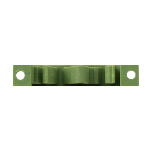 Шина нульова 4 отворів в ізольованому корпусі зелена універсальна (p0650018) E.NEXT