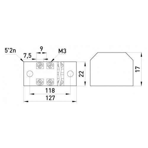 Клемна колодка захищена 15 А 12 полюсів (p056005) E.NEXT