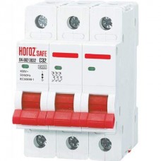 Модульний автоматичний вимикач 3Р 32А C 4,5кА 400V SAFE (114-002-3032-010) Horoz Electric