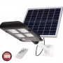 Світильник вуличний світлодіодний на сонячній панелі LED 100W 6400K 1300Lm чорний LAGUNA-100 (074-006-0100-020) Horoz Electric