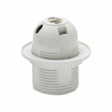 Патрон пластиковий з юбкою Е27 білий (094-002-0001-010) Horoz Electric