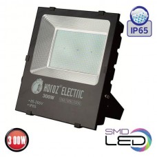 Прожектор 300W 6400K 25500Lm 85-265V 420x380мм. IP65 чорний LEOPAR-300 (068-006-0300-010) Horoz Electric