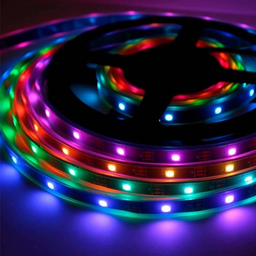 Стрічка світлодіодна 24W/5м. RGB 12V 4,8Lm IP20 28X35 60led/м. NIL/RGB (081-002-0002-010) Horoz Electric