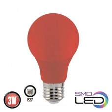 Світлодіодна лампа A60 3W E27 102Lm 175-250V червона SPECTRA (001-017-0003-031) Horoz Electric