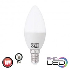 Світлодіодна лампа свічка 10W 3000K E14 1000Lm 175-250V ULTRA-10 (001-003-0010-020) Horoz Electric