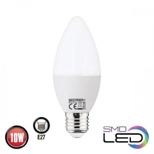 Світлодіодна лампа свічка 10W 4200K E27 1000Lm 175-250V ULTRA-10 (001-003-0010-060) Horoz Electric