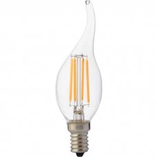 Світлодіодна лампа філамент 6W свічка на вітрі Е14 2700К 700Lm 220-240V FILAMENT FLAME-6 (001-014-0006-010) Horoz Electric