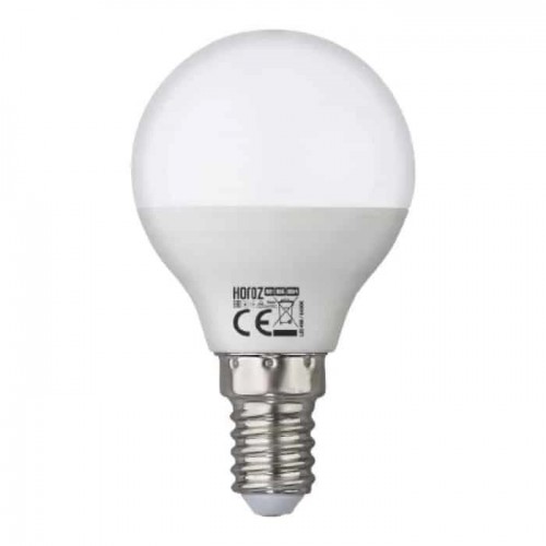 Світлодіодна лампа кулька 8W 6400K Е14 800Lm 175-250V ELITE-8 (001-005-0008-010) Horoz Electric