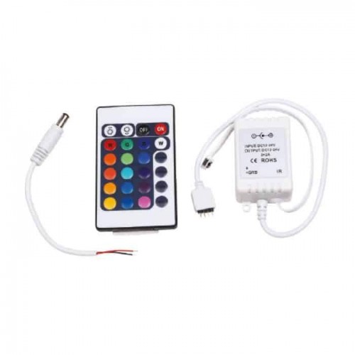 Контроллер RGB для світлодіодної стрічки 72W 12V IP20 2A (100-001-0072-010) Horoz Electric