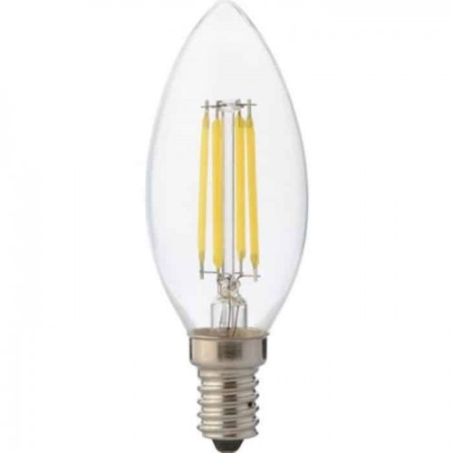 Світлодіодна лампа філамент 4W свічка Е14 4200K 420Lm 220-240V FILAMENT CANDLE-4 (001-013-0004-030) Horoz Electric
