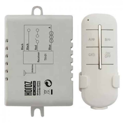 Пульт дистанційного керування світлом 300W 180-250V 1-канальний білий CONTROLLER-1 (105-001-0001-011) Horoz Electric