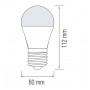 Світлодіодна лампа з датчиком руху(5-8м) А60 10W 6400K E27 1032Lm 170-240V FORCE-10 (001-067-0010-010) Horoz Electric